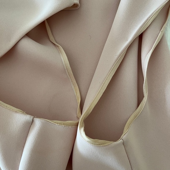 VINCE Sleeveless Blouse Drape Front Zipper Adjustable Neck Asymmetric Minimalist - Picture 15 of 15